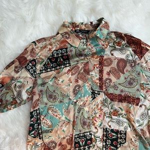 Zara button up